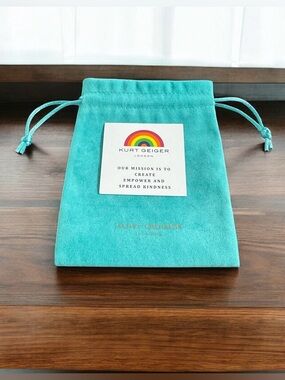 Kurt Geiger Teal Dust Bag